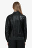 Lanvin Black Water Snake Bomber Jacket Size 48