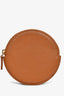 Jacquemus Brown Leather Le Pitchou Coin Pouch With Strap