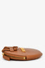 Jacquemus Brown Leather Le Pitchou Coin Pouch With Strap