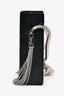 Saint Laurent Black Leather Metal Tassel Mini Smoking Box Bag