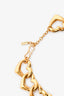 Saint Laurent 2022 Heart Link Chain Choker Necklace