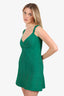 Herve Leger Green Bandage Mini Dress Size L