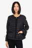 Moncler Black Almandin Quilted Down Jacket Size 4