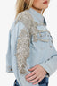 Philipp Plein Crystal Embellished Denim Jacket M
