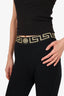 Versace Black/Gold Medusa Leggings Size 1