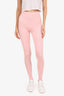 Pre-Loved Chanel™ 21A Pink Coco Chanel Waist Band Leggings Size 36