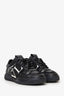 Valentino Black Leather Logo Sneakers Size 39 Mens