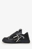 Valentino Black Leather Logo Sneakers Size 39 Mens