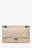 Pre-Loved Chanel™ 2012-13 Beige Metallic Aged Calfskin 2.55 Reissue Flap Bag