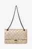Pre-Loved Chanel™ 2012-13 Beige Metallic Aged Calfskin 2.55 Reissue Flap Bag