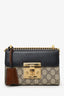 Gucci Black Guccissima Leather Small Padlock Bag