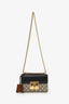 Gucci Black Guccissima Leather Small Padlock Bag