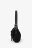 Fendi Black Fabric Mini Baguette Shoulder Bag