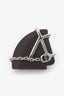 Hermès Brown Vulcanium/Palladium Plated 'Cheval Badge' Brooch