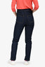 Alexander Wang Navy Denim Button Detail Slim Fit Jeans Size 4