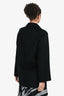 JWS Black Wool Double Breasted Coat Size S/M