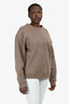 Acne Studios Brown Cotton Logo Crewneck Sweatshirt Size M