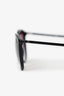 Pre-Loved Chanel™ Black Frame Interlocking CC Logo Round Sunglasses