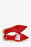 Christian Louboutin Nude Mesh/Suede Follies Strass Pumps Size 38