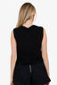 Joie Black Ribbed Knit Vest Size M