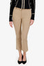 Frame Beige 'Le Crop Mini Boot' Trousers Size 00