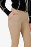Frame Beige 'Le Crop Mini Boot' Trousers Size 00