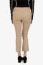 Frame Beige 'Le Crop Mini Boot' Trousers Size 00