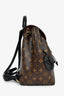Louis Vuitton Monogram/Black Leather Montsouris PM Backpack