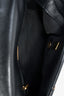 Pre-Loved Chanel™ Black Lambskin/Quilted Gold Chain Small 19 Bag