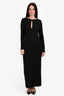 BaoBab Black Knit 'Ramila' Long Sleeve Maxi Dress Size S
