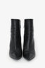 Amina Muaddi Black Leather 'Giorgia' Boots Size 38