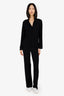Skims Black Soft Ribbed Top + Pant Lounge Set Size XS