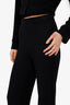 Skims Black Soft Ribbed Top + Pant Lounge Set Size XS