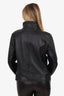 Mackage Black Leather 'Sandy' Zip Jacket Size XL