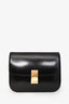 Celine Black Patent Medium Box Bag