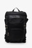 Saint Laurent Black Nylon/Leather Buckled Backpack