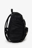 Saint Laurent Black Nylon/Leather Buckled Backpack