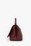 Pre-Loved Chanel™ Burgundy Grained Calfskin Stitched Chevron Medium Chic Top Handle