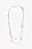 Hermès Sterling Silver Farandole Long Necklace 160