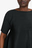 Issey Minyake Pleats Please Black Wide Pleated Dress Size 3