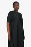 Issey Minyake Pleats Please Black Wide Pleated Dress Size 3