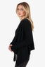 Rick Owens Black Cashmere Open Cardigan Size XS