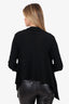 Rick Owens Black Cashmere Open Cardigan Size XS