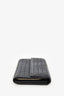 Bottega Veneta Black Leather Intrecciato Long Wallet