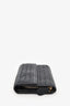 Bottega Veneta Black Leather Intrecciato Long Wallet