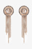 Pre-Loved Chanel™ 2016 Gold Tone Metal/Faux Pearl Tassel Earrings