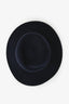 Maison Michel Navy Felt Fedora Hats Size M