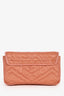 Gucci Blush Moire Mini GG Marmont Crystal Chain Belt Bag