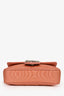 Gucci Blush Moire Mini GG Marmont Crystal Chain Belt Bag