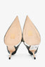 Jimmy Choo Black/PVC Crystal Embellished 'Bing' 100 Heels Size 39